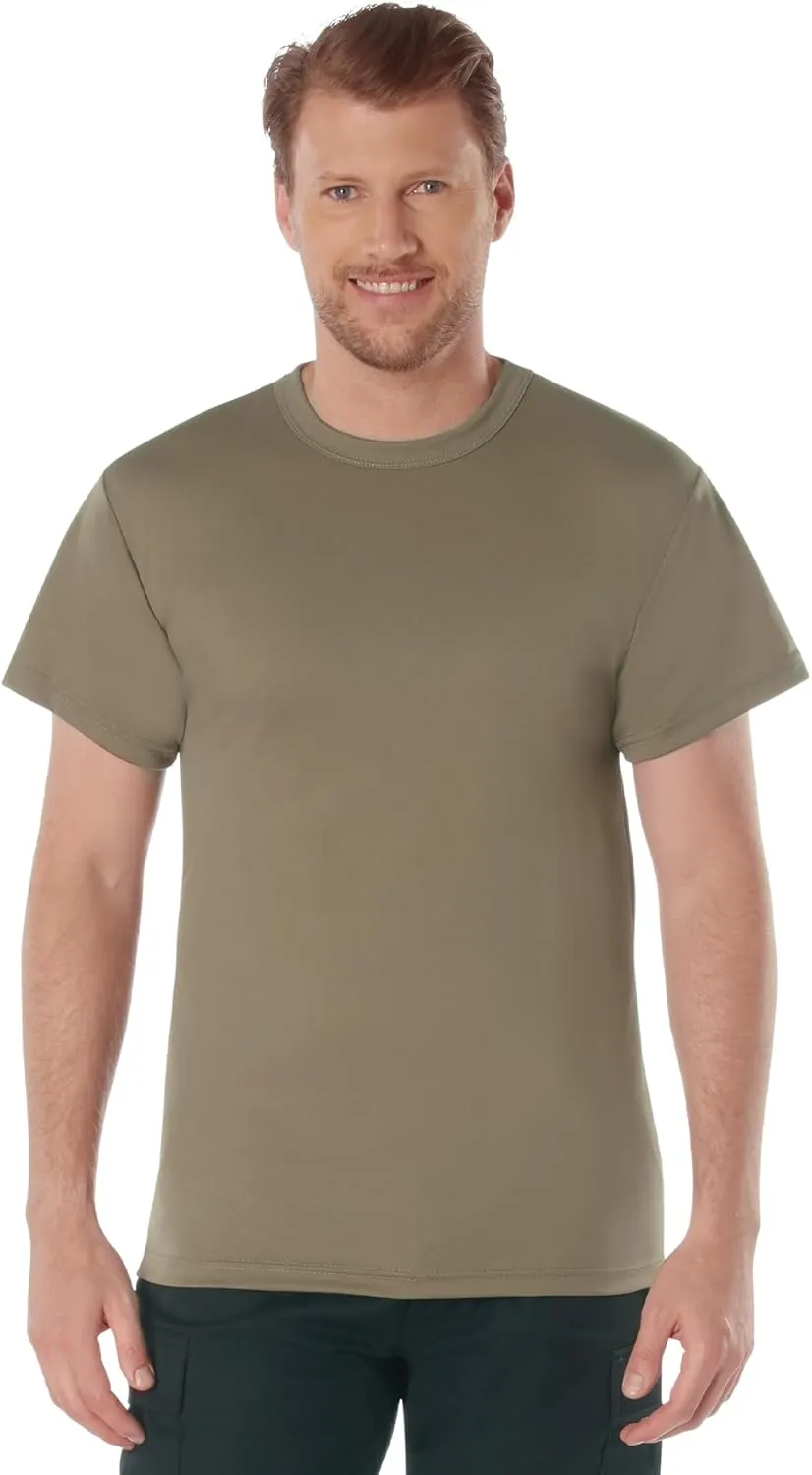 Rothco Quick Dry Moisture Wicking T-Shirt Active Athletic Shirt