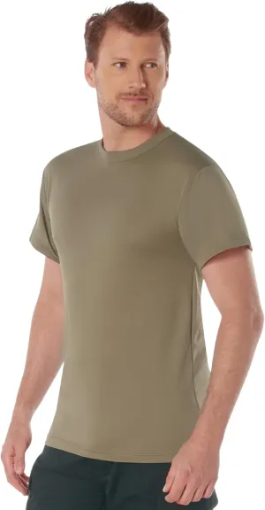 Rothco Quick Dry Moisture Wicking T-Shirt Active Athletic Shirt
