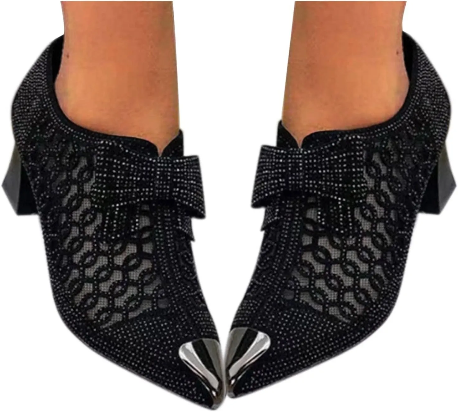 SBGMoSJ Womens Black Open Toe Booties And Ankle Boots Women's Wide Width Black Booties Fall Booties for Women 2023 Open Toe Fall Booties for Women No Heel Women Ankle Boots Winter