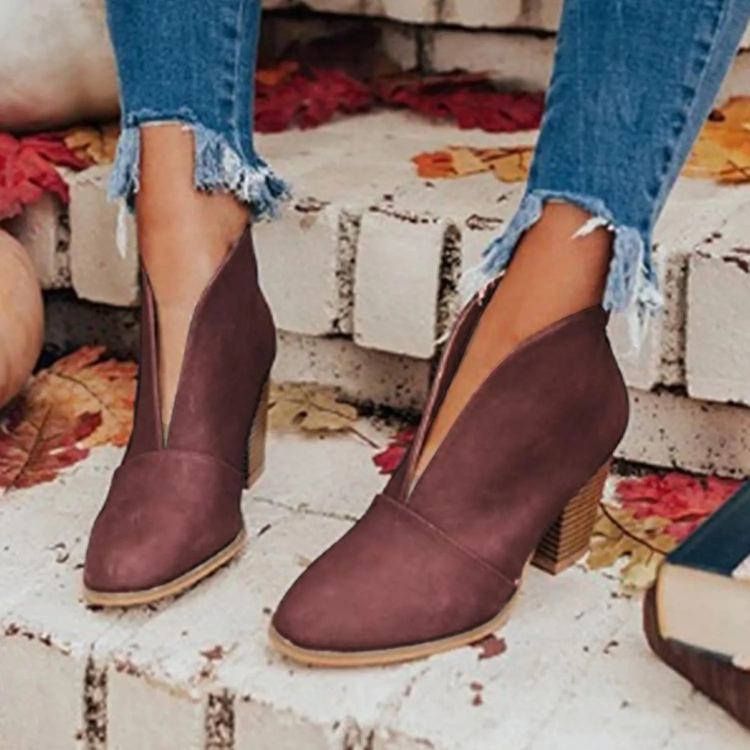 SBGMoSJ Womens Black Open Toe Booties And Ankle Boots Women's Wide Width Black Booties Fall Booties for Women 2023 Open Toe Fall Booties for Women No Heel Women Ankle Boots Winter