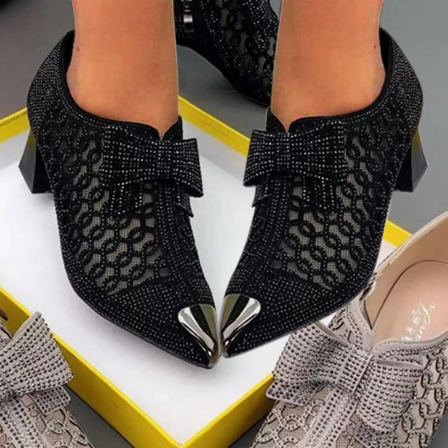 SBGMoSJ Womens Black Open Toe Booties And Ankle Boots Women's Wide Width Black Booties Fall Booties for Women 2023 Open Toe Fall Booties for Women No Heel Women Ankle Boots Winter