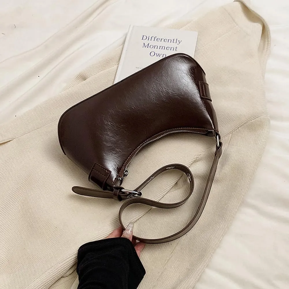 Shoulder Bag Y2k Purse for Women Punk Style Hobo Handbag Trendy Shoulder Purse Pu Leather Clutch Y2k Bag Fall Purse