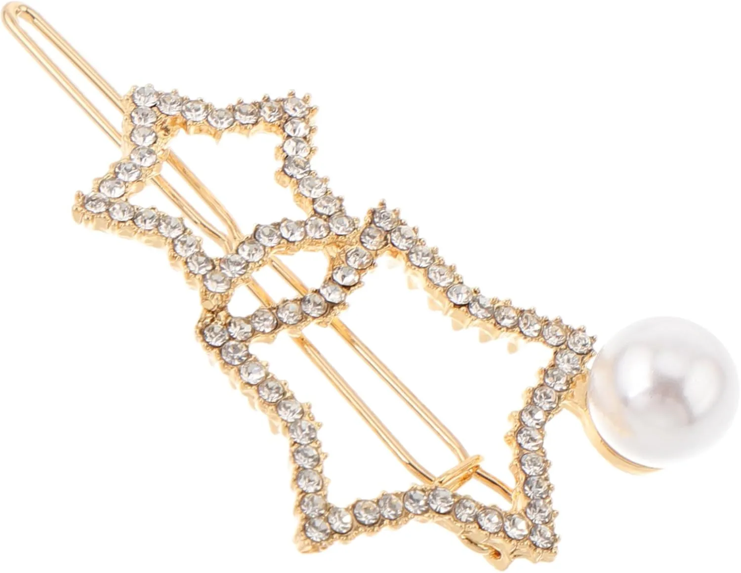 Star Hair Clips with Rhinestones and Accents Elegant Hair for Women and Versatile Star