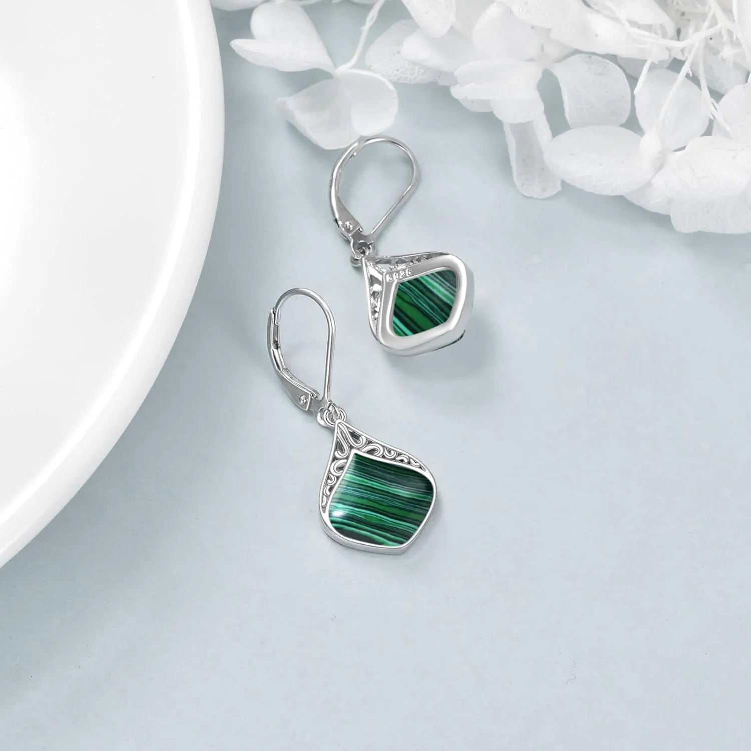 Teardrop Earrings Sterling Silver Filigree Irish Celtic Teardrop Drop Earrings Jewelry Gifts For Women