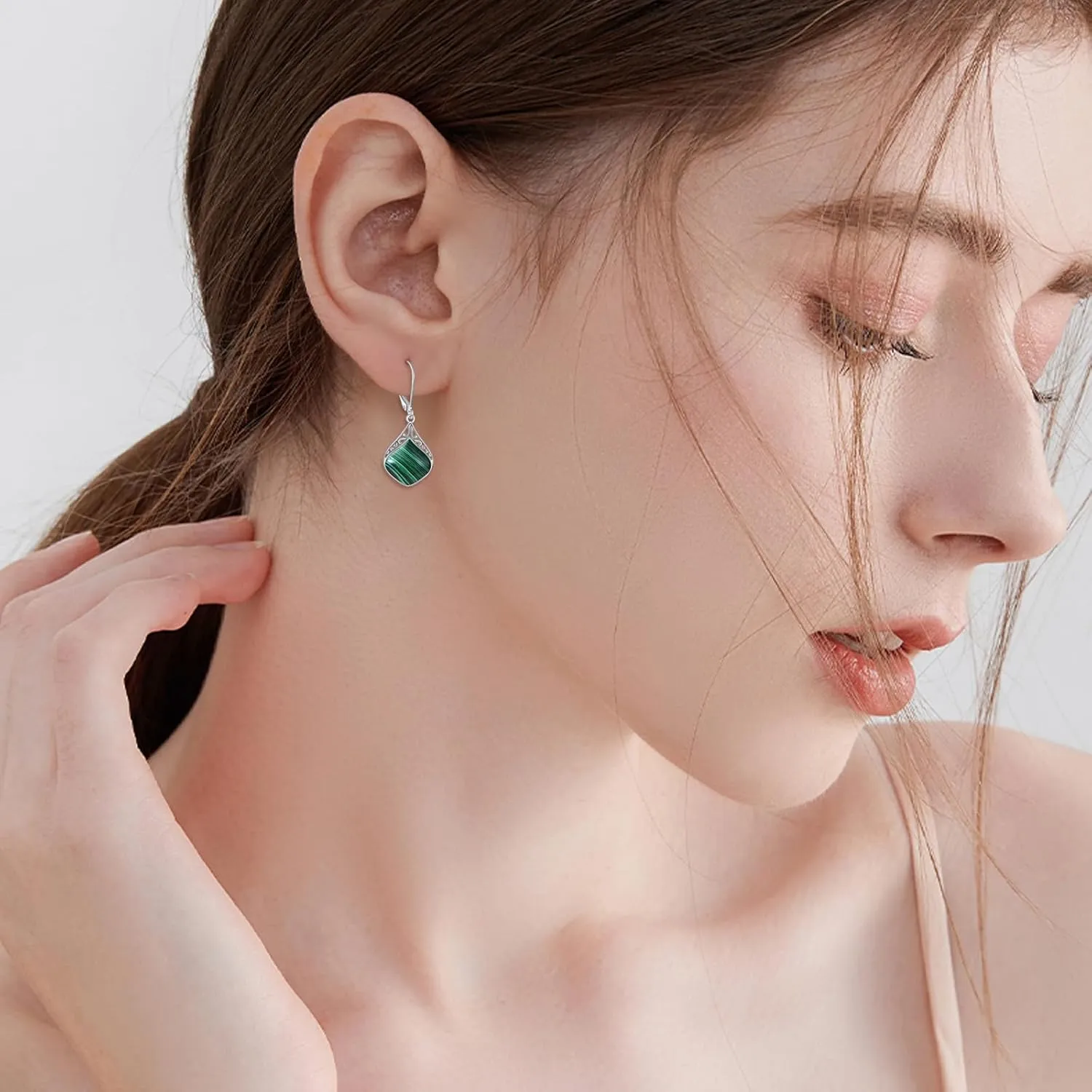 Teardrop Earrings Sterling Silver Filigree Irish Celtic Teardrop Drop Earrings Jewelry Gifts For Women