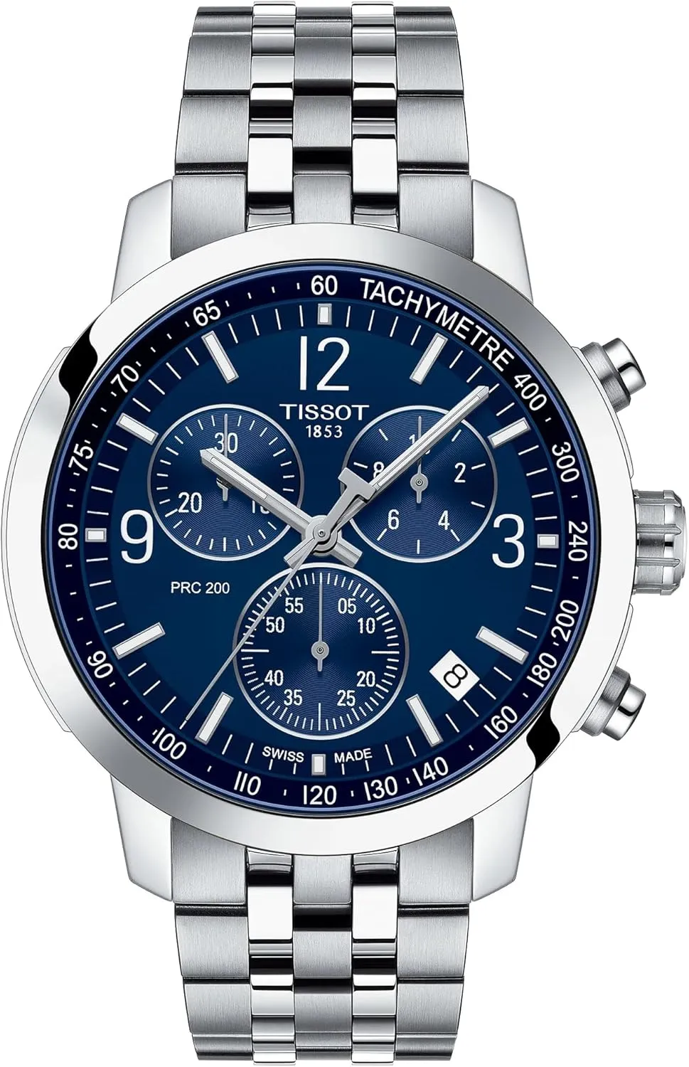 Tissot Men's PRC 200 Gent Chr Qua 316L Stainless Steel case Swiss Quartz