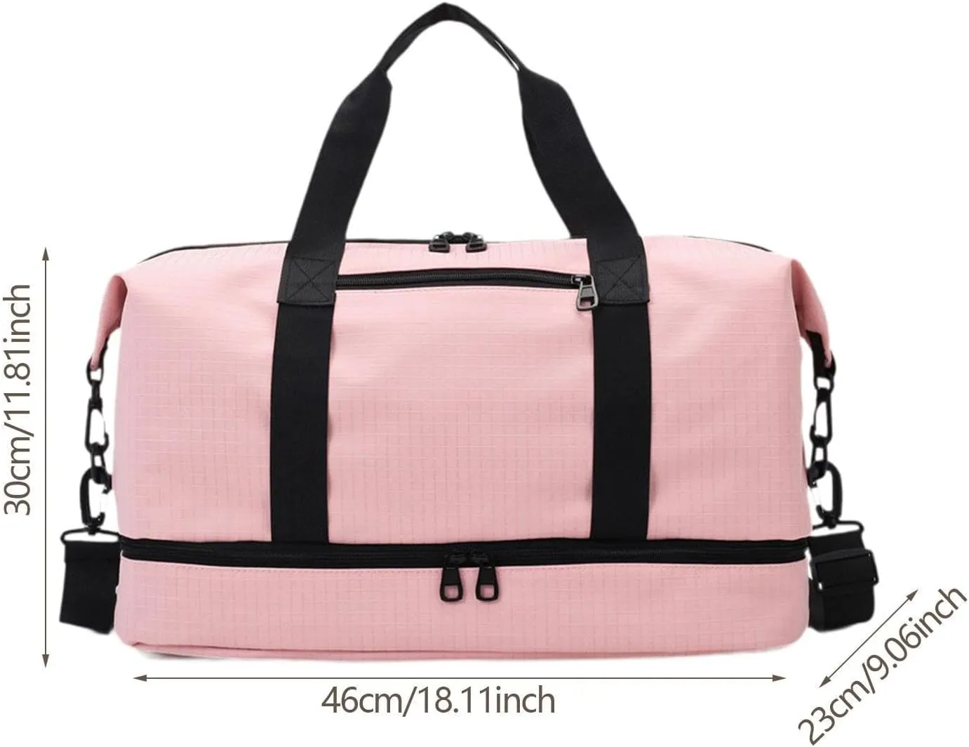 Travel Bag for Airlines And Gym Use Compact Duffel for Weekend Adventures, Pink