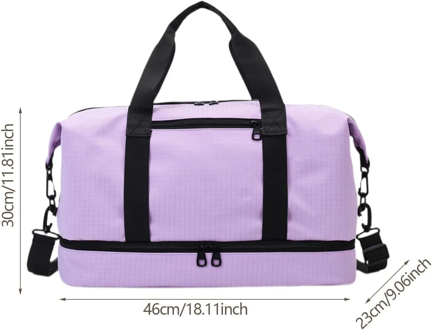 Travel Bag for Airlines And Gym Use Compact Duffel for Weekend Adventures, Violet