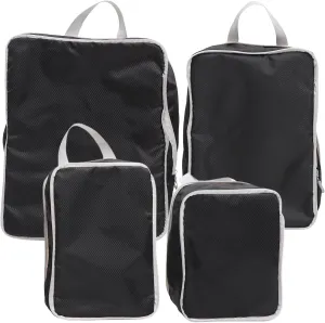 Travel Compression Cubes 4 Pack Packing Cubes for Diaper Bag Extra Large Compact