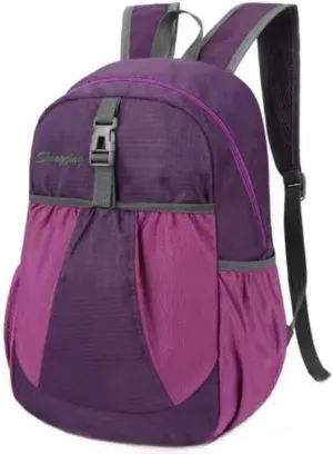 Travel lightweight foldable backpack hiking backpack splash proof compact travel backpack day pack (purple)