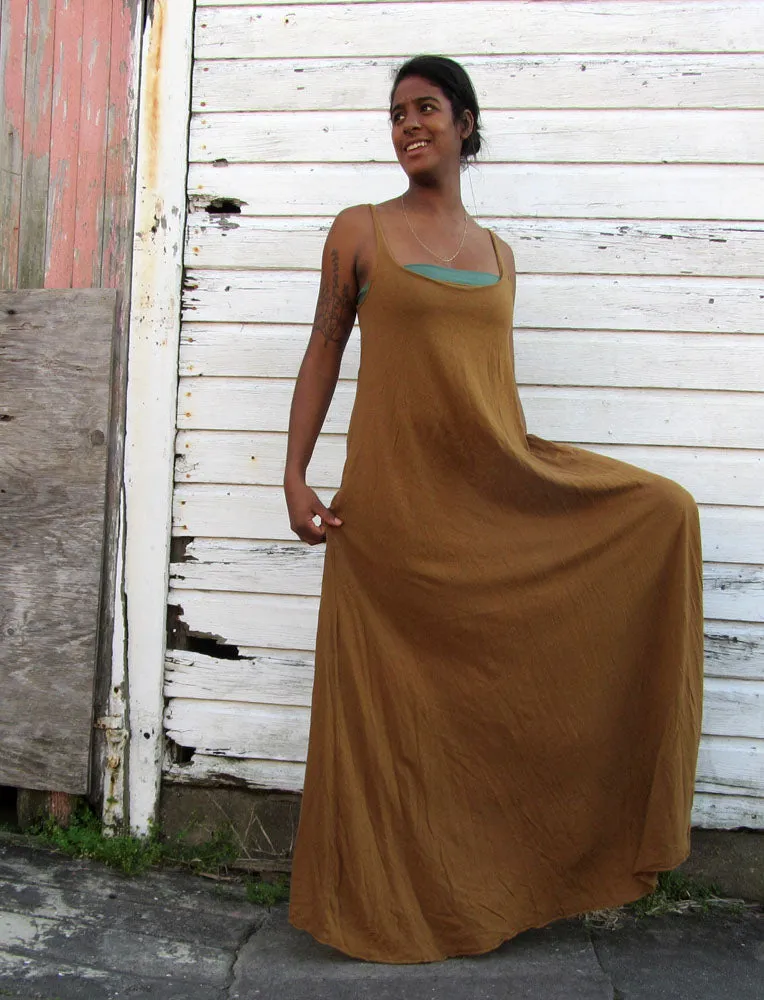 Utility Built-in Bra Tank Wanderer Long Dress