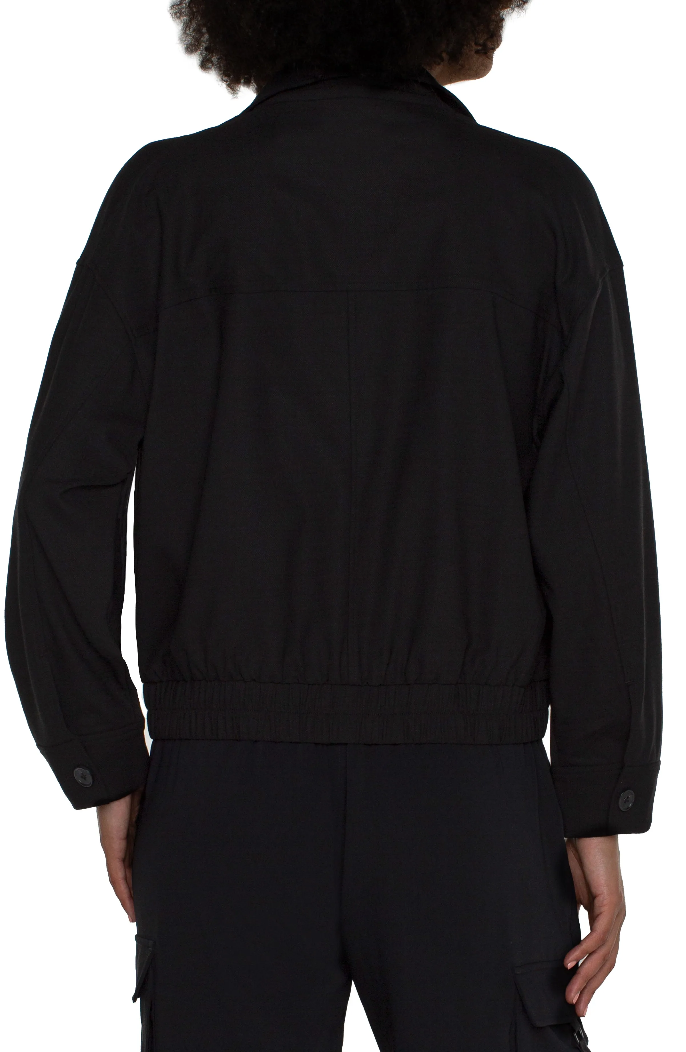 UTILITY JACKET W/ CINCH HEM