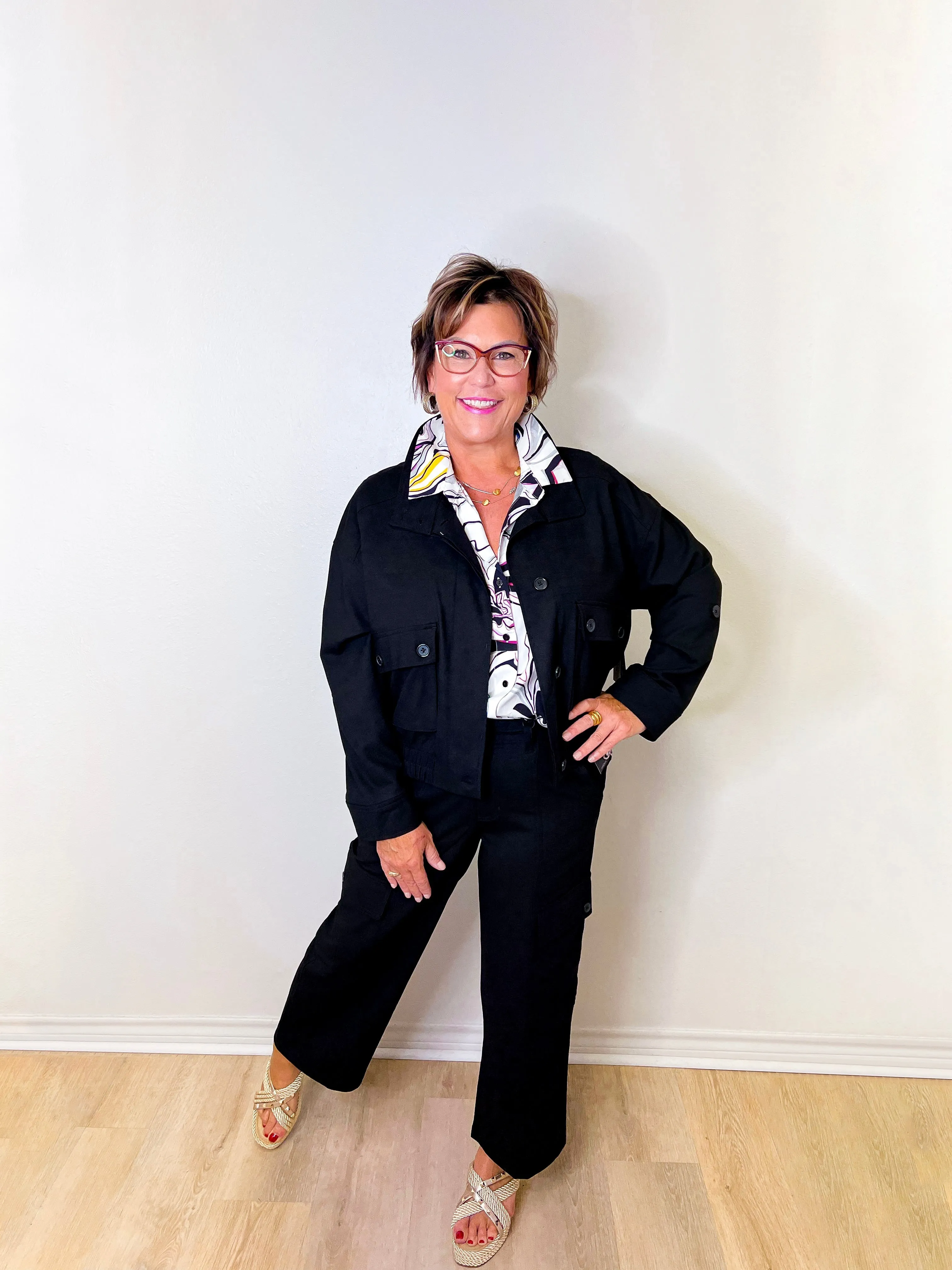 UTILITY JACKET W/ CINCH HEM