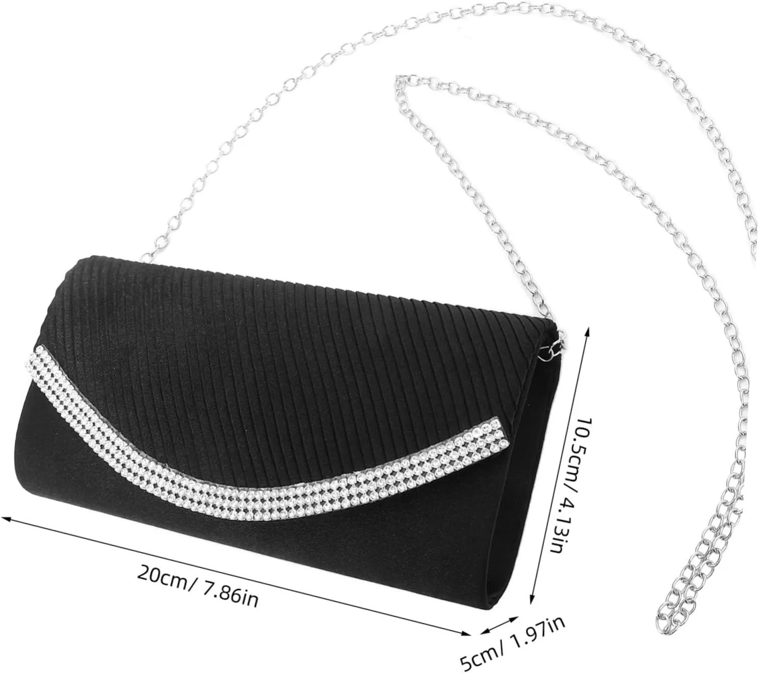 VALICLUD Handbag Clutch Bag Wedding Purses for Bride Evening Bag Crossbody Purses for Women Clutch Purses for