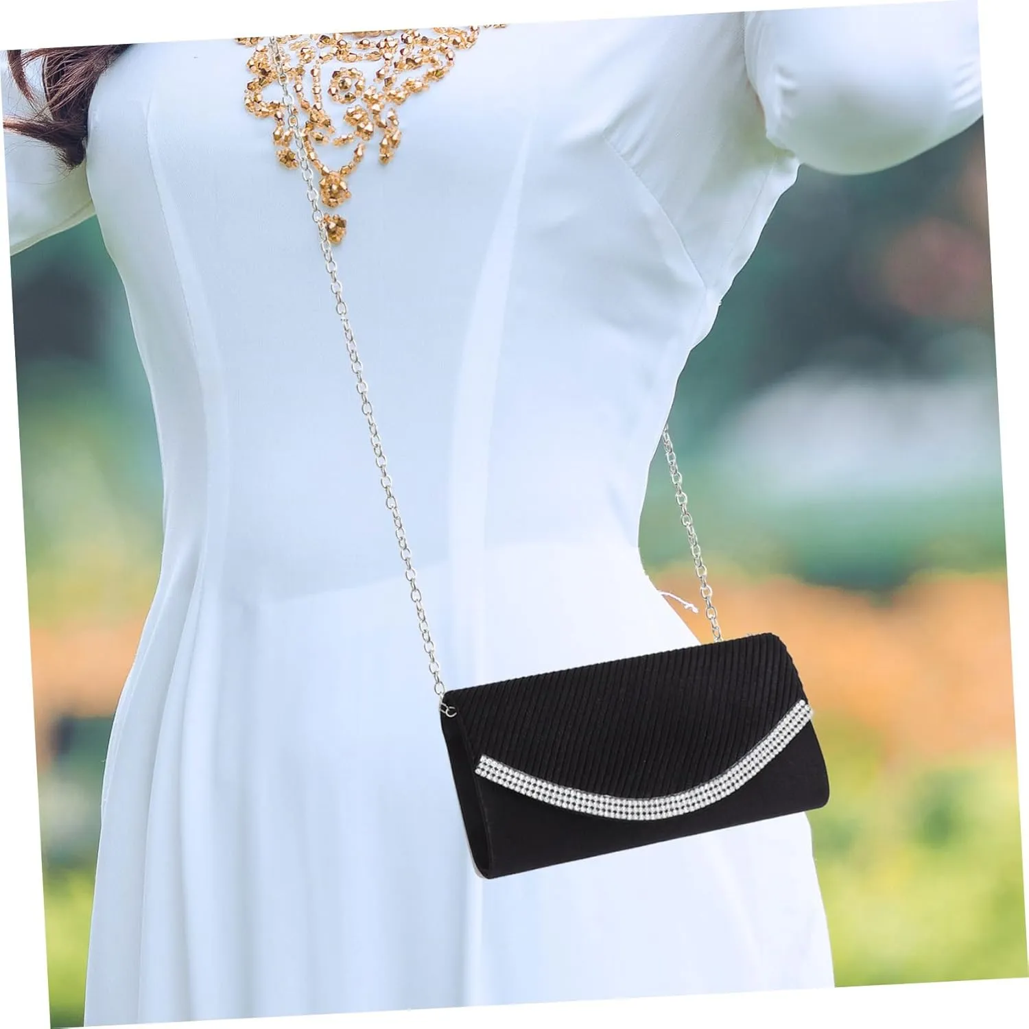 VALICLUD Handbag Clutch Bag Wedding Purses for Bride Evening Bag Crossbody Purses for Women Clutch Purses for