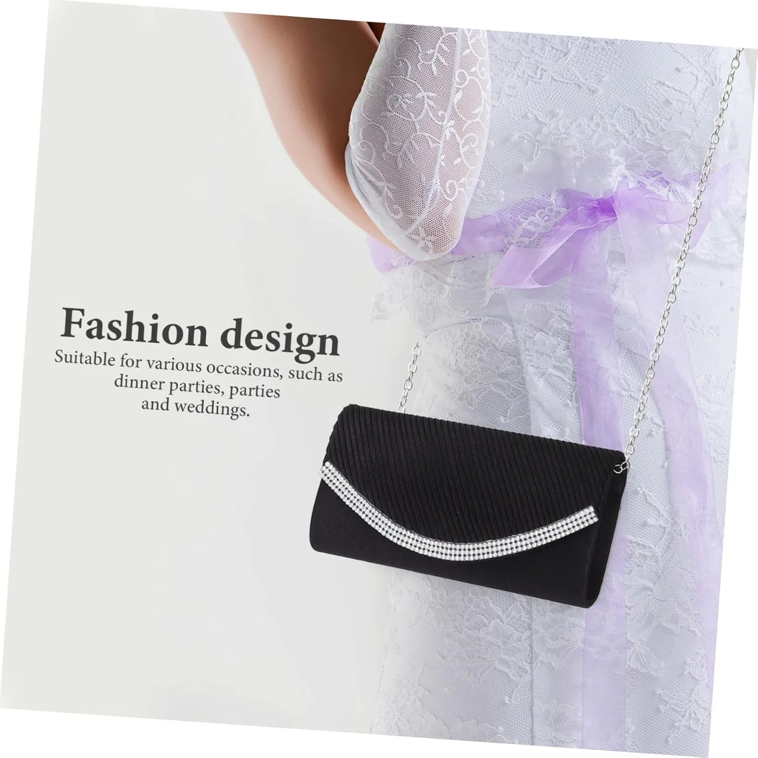 VALICLUD Handbag Clutch Bag Wedding Purses for Bride Evening Bag Crossbody Purses for Women Clutch Purses for