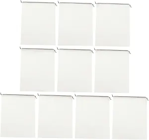 VANZACK 10 Pack Drawstring Pouches Compact Clothing Storage Garment Containers for Moving Home Organization