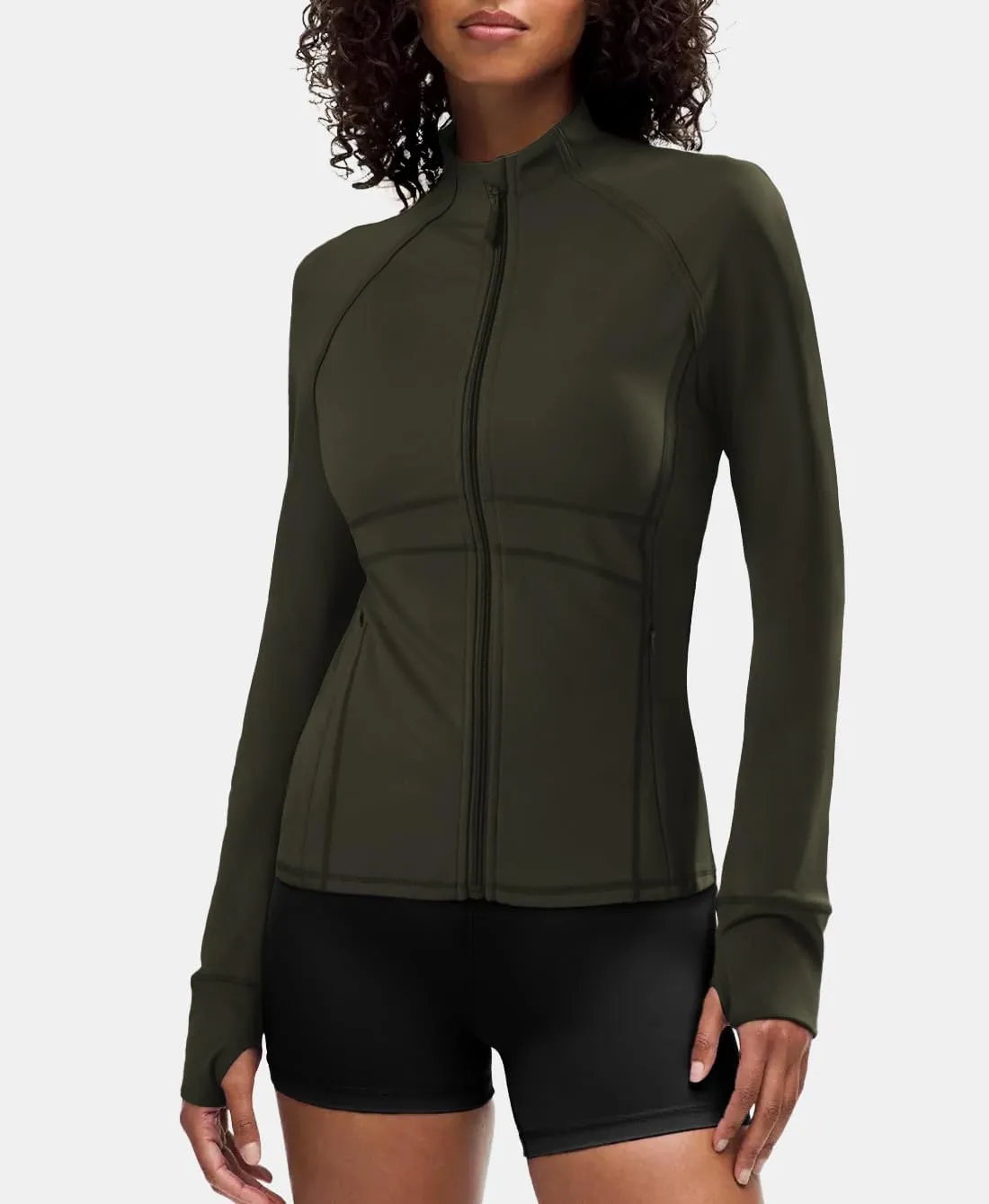 Waitfairy Zip Up Jackets for Women Lightweight Running Workout Jackets for Woman Track Jacket Women Slim Fit Women's Jacket