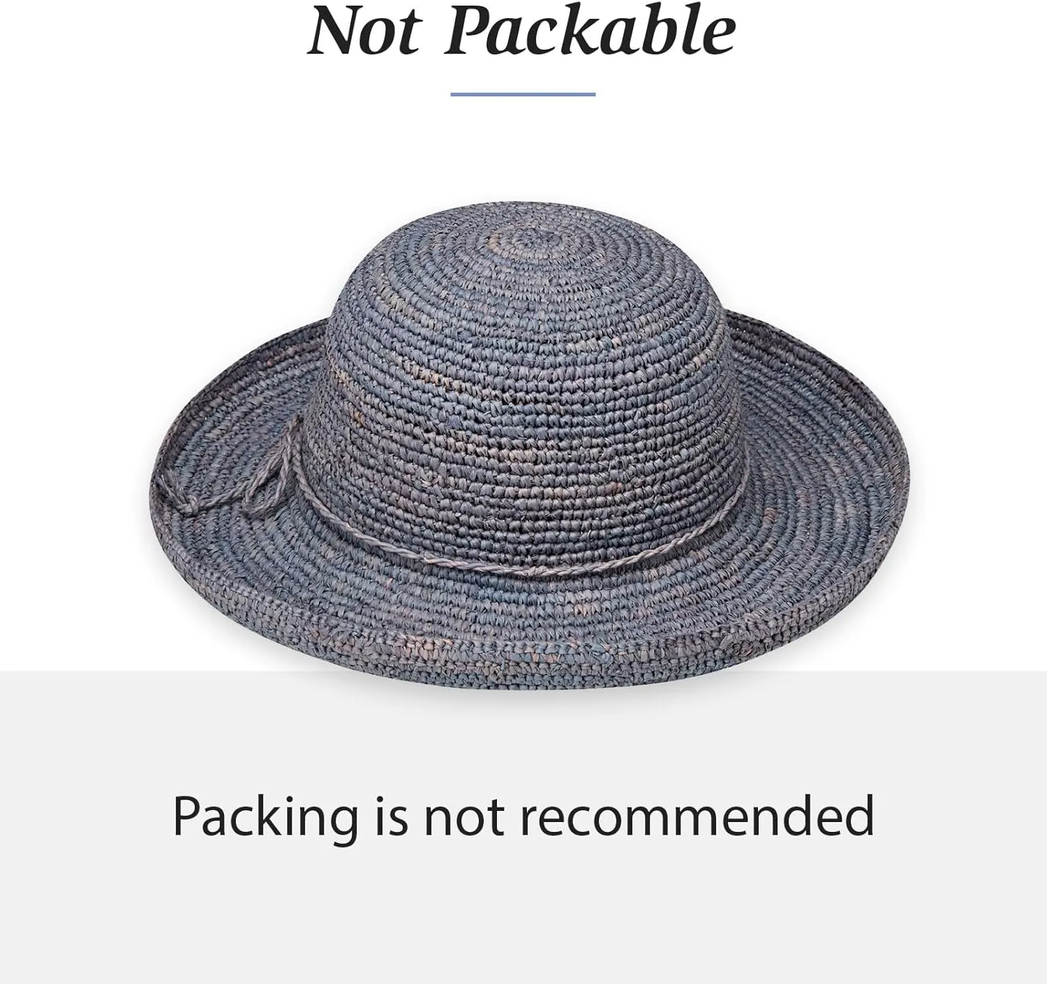 Wallaroo Hat Company  Womens Catalina Sun Hat  Wide Brim Natural Fiber and Adjustable Sizing for Medium Crown Sizes