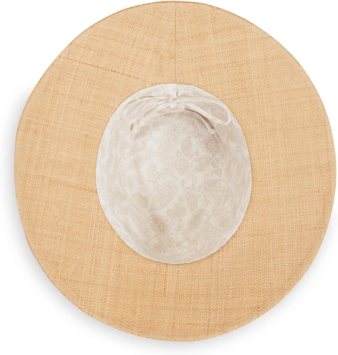 Wallaroo Hat Company  Womens Charlotte Fedora  UPF 50 , Wide Brim Natural Fiber, Adjustable Sizing for Medium Crown Sizes