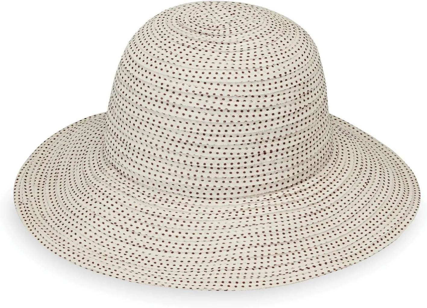 Wallaroo Hat Company Womens Petite Scrunchie Sun Hat  UPF 50 , Wide Brim, Packable, Adjustable for Smaller Crown Sizes