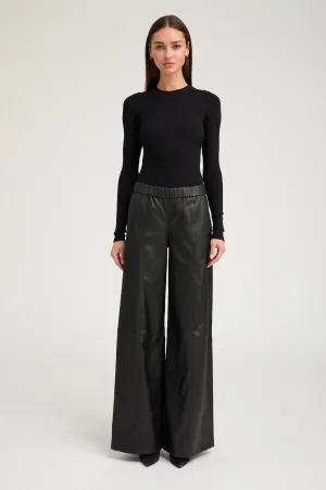 Wide Leg Pants Black
