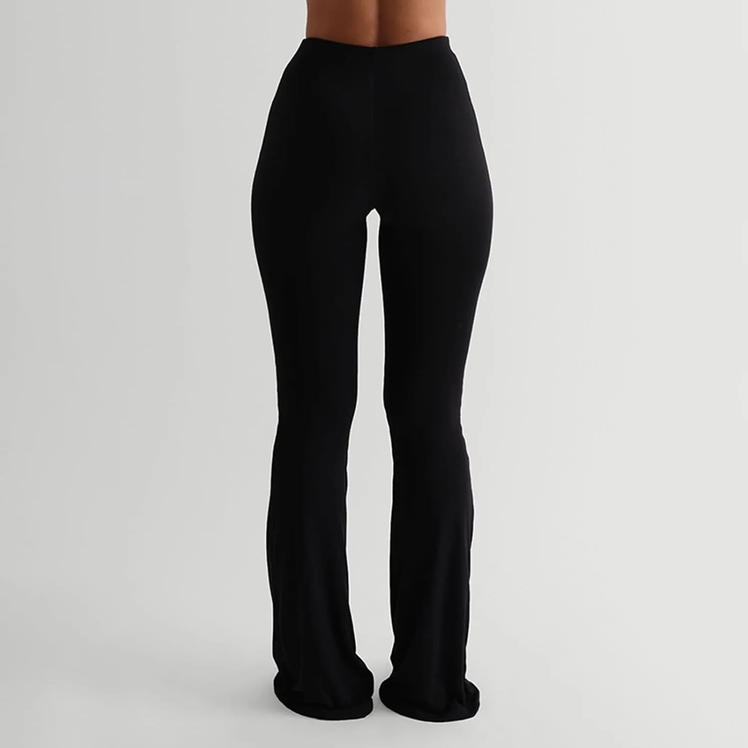 Women Flare Leggings Stretch Slimming High Waist Bell Bottom Pants Yoga Pants Bootcut Trousers Ladies Clothes