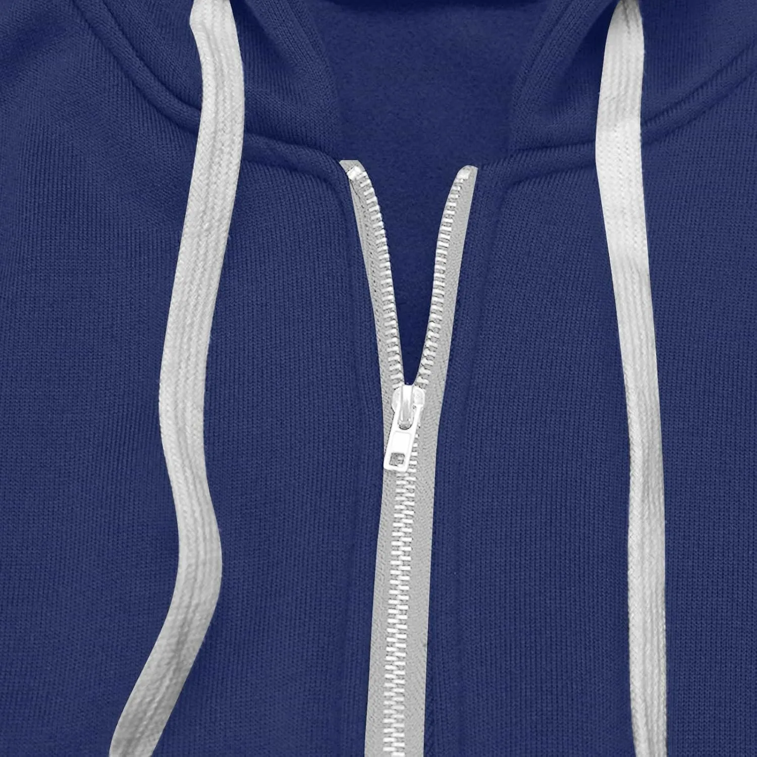 Womens Casual Full Zip Up Hoodie Long Sleeve Hooded Long Sweatshirt Comfortable Casual Pockets Tunic Jacket