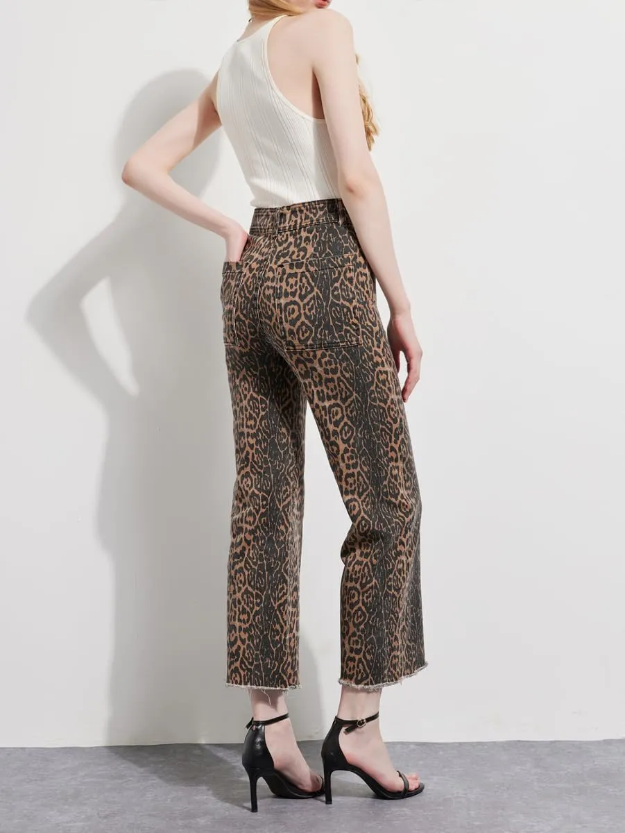 Women's Wide Leg Jeans High Waisted Stretchy Trendy Casual Versatile Work Denim Pants Trousers 2025