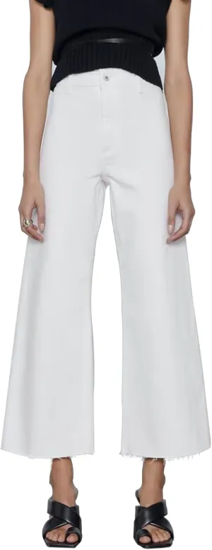Women's Wide Leg Jeans High Waisted Stretchy Trendy Casual Versatile Work Denim Pants Trousers 2025