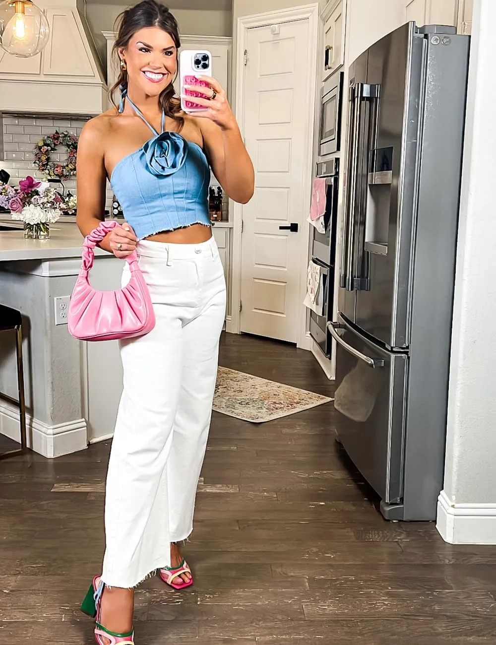 Women's Wide Leg Jeans High Waisted Stretchy Trendy Casual Versatile Work Denim Pants Trousers 2025