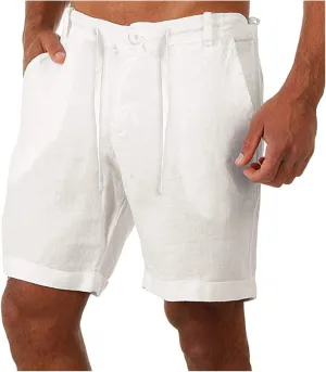 Ymosrh Men's Shorts Casual Sports Workwear Loose Shorts with Pockets Shorts Men