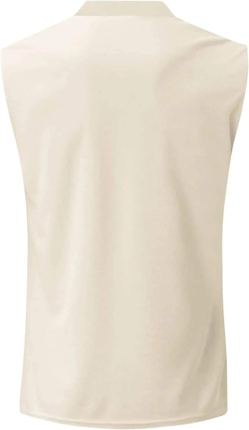 Ymosrh Men's Tank Top Undershirt Quarter Zipper Sleeveless Polo Shirts Casual Slim Fit Tank Shirt for Men, S-3XL