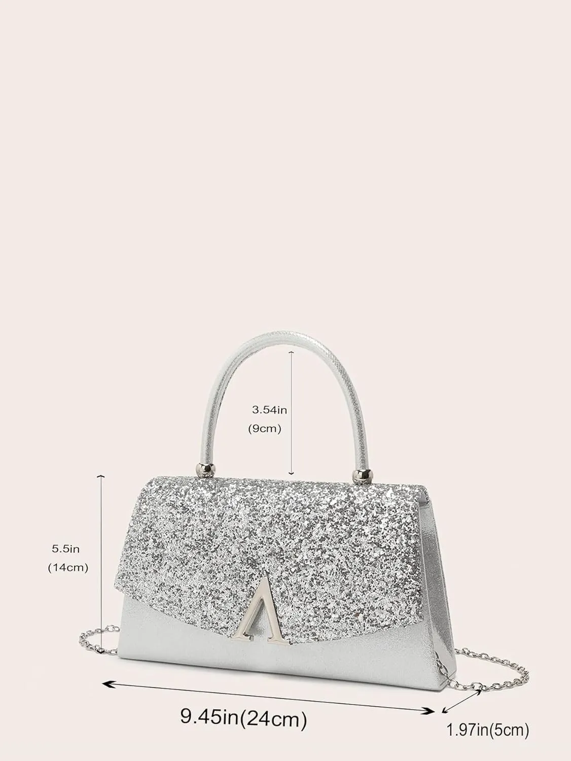 YYW Clutch Purse for Women Formal Evening Clutch Evening Handbags Vintage Wedding Party Purses Handbags with Detachable Chain