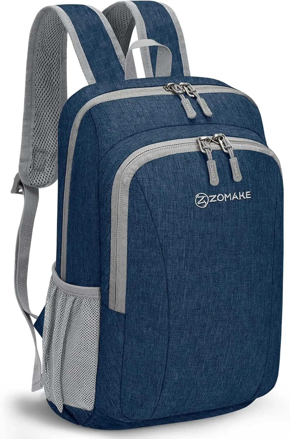 ZOMAKE Lightweight Backpack 10L, Small Daypack Hiking Backpacks Ultra Light Daypack Travel Day Bag Comping Daybag for Cruise(Dark Blue)